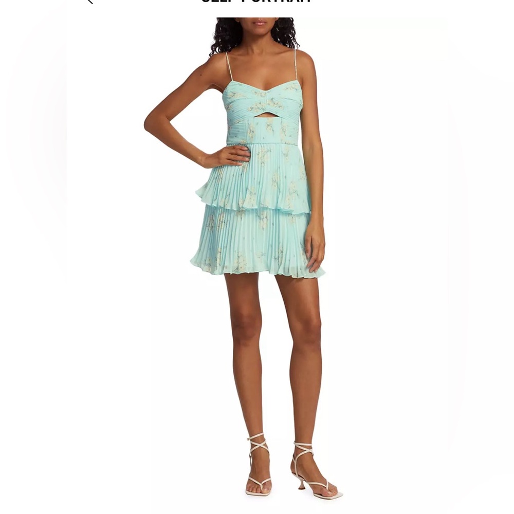 Self-portrait mini dress